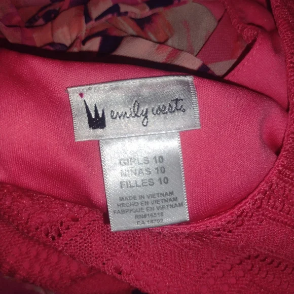 Emily West pink dress for girls - Picture 1 of 2